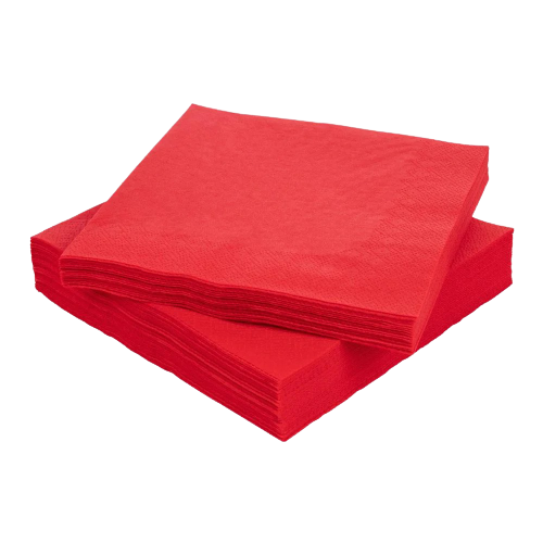 Silken անձեռոցիկներ կարմիր եռաշերտ 20հատ