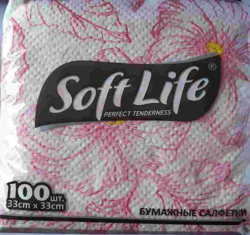 Անձեռոցիկ Soft Life 33*33 100հատ