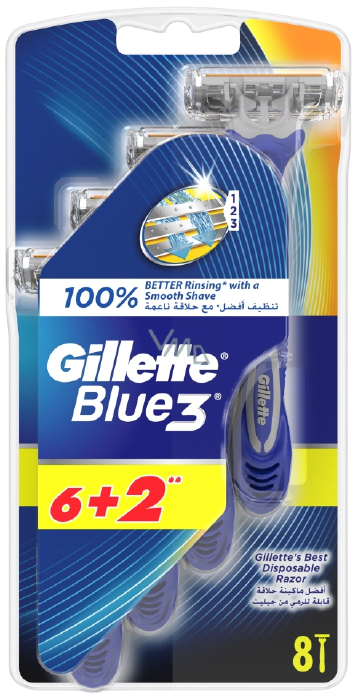 Ածելի «Gillette Blue 3» 8հատ